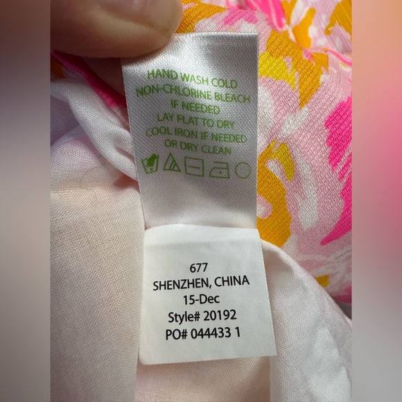 Lilly Pulitzer Sofia Shift Dress Kir Royal Pink White - Picture 11 of 11